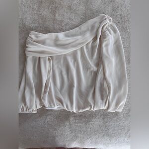 Off-Shoulder Cream bodysuit